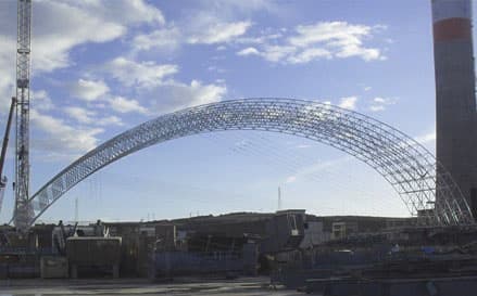 自贡加气站网架